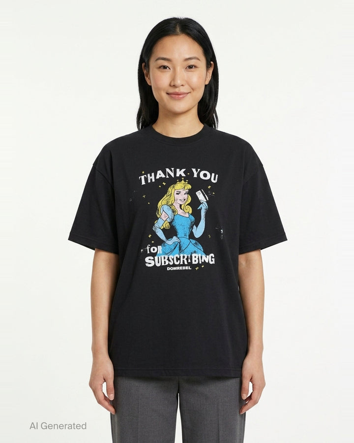Thank You For Subscribing Tee | Domrebel | Club21 - front