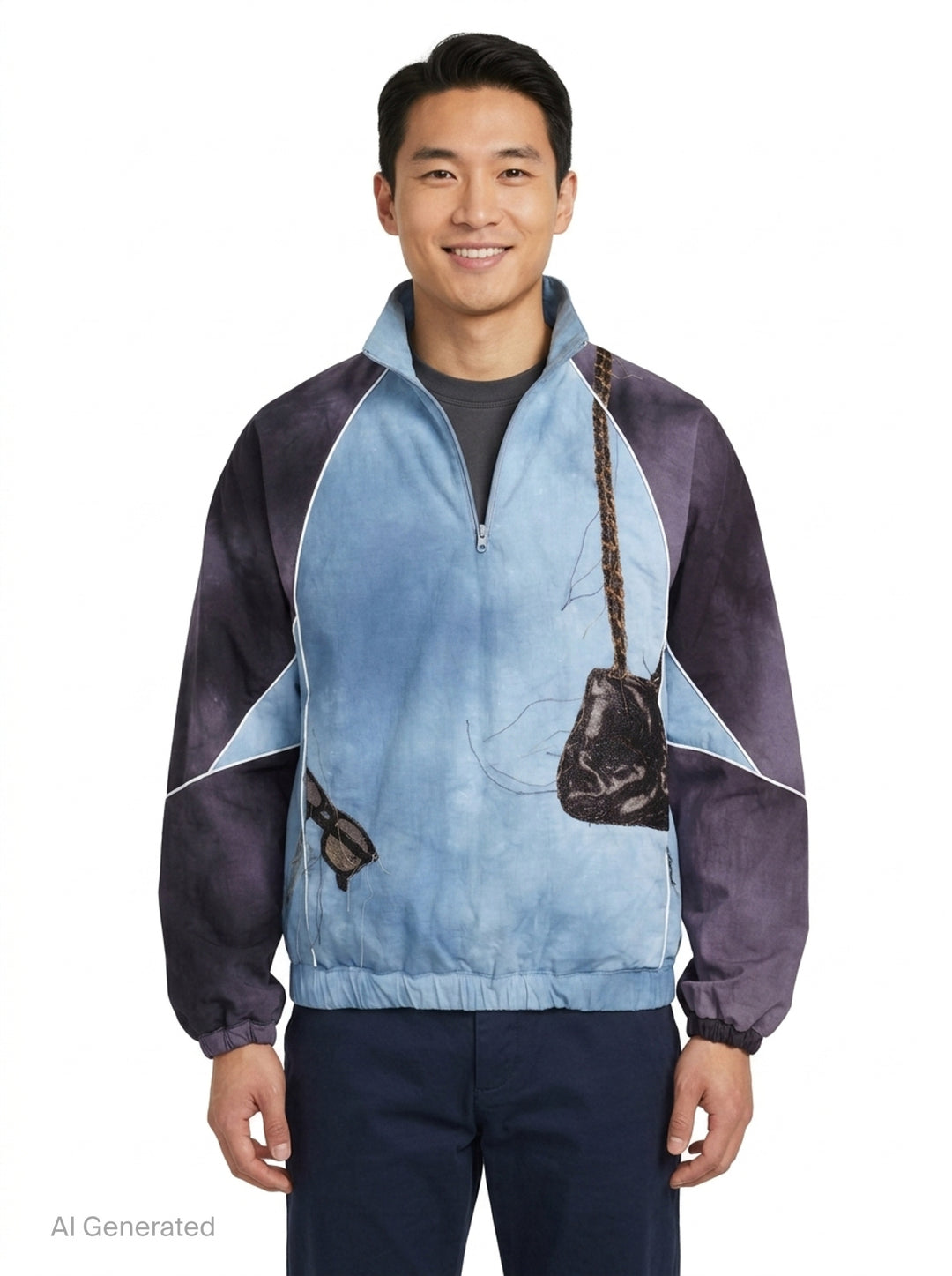 Trompe L'Oeil Embroidery Anorak | doublet | Club21 - front