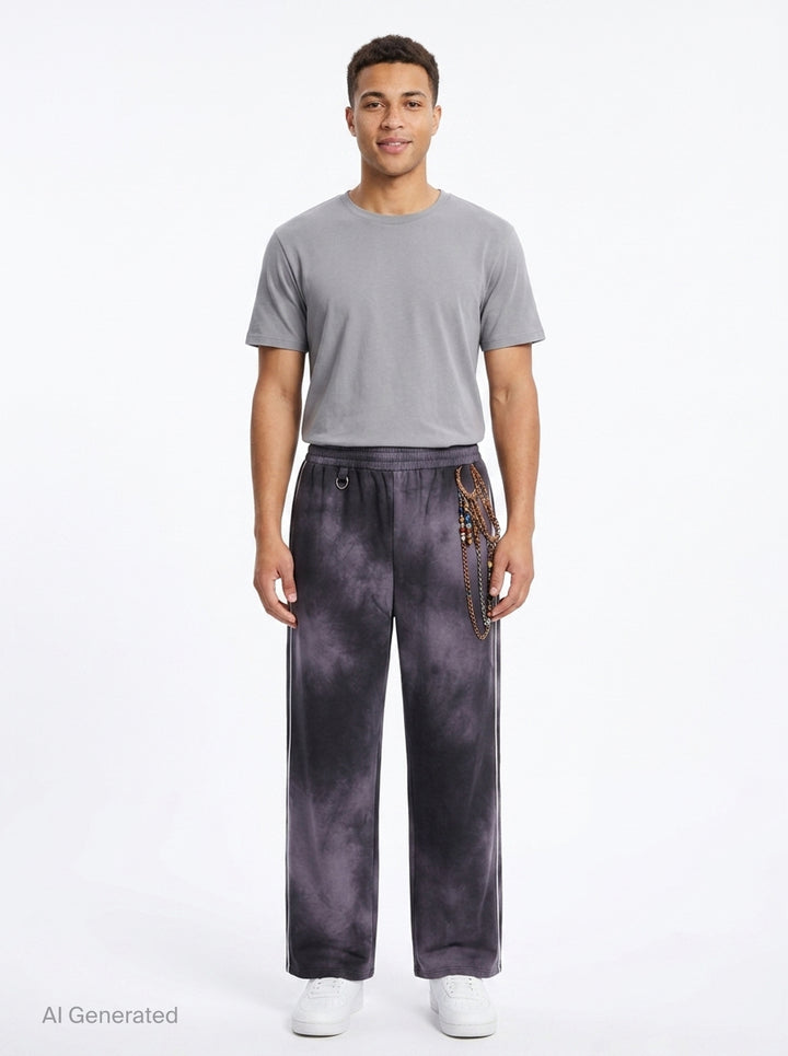 Trompe L'Oeil Embroidery Track Pants | doublet | Club21 - front