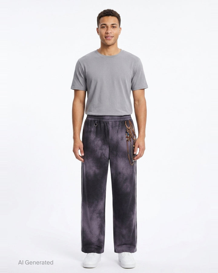 Trompe L'Oeil Embroidery Track Pants | doublet | Club21 - front
