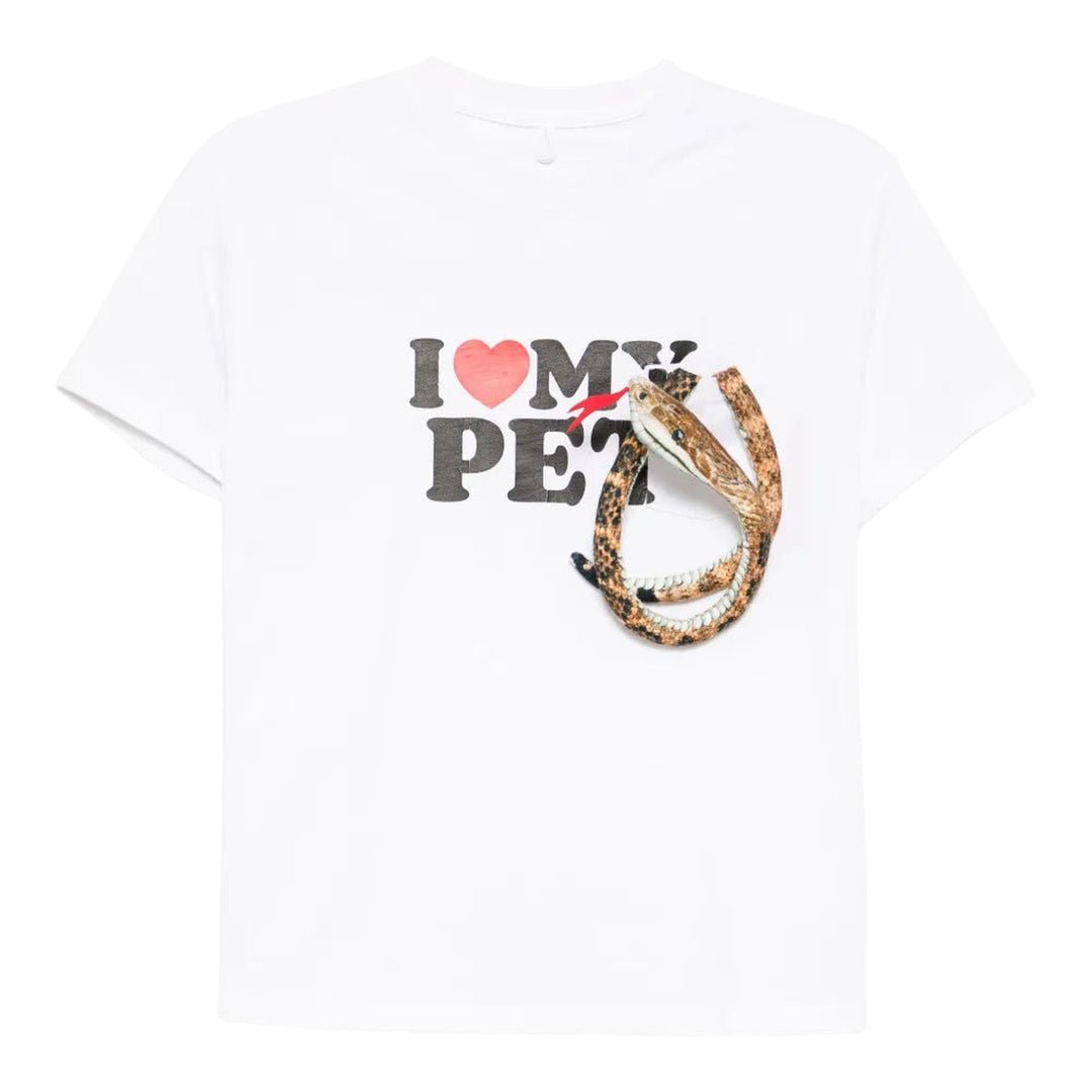 Club21 - doublet - I Love My Pet T-Shirt - TEES - White