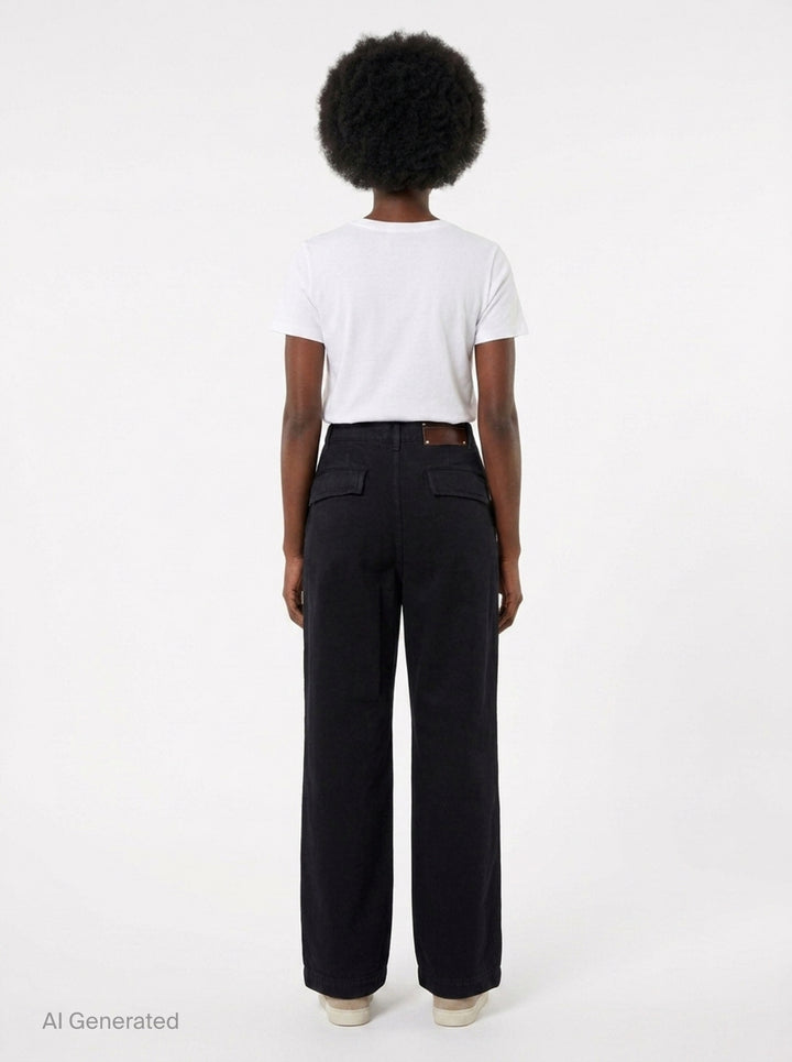 Loose Fit Workwear Trousers | Dries Van Noten | Club21 - back