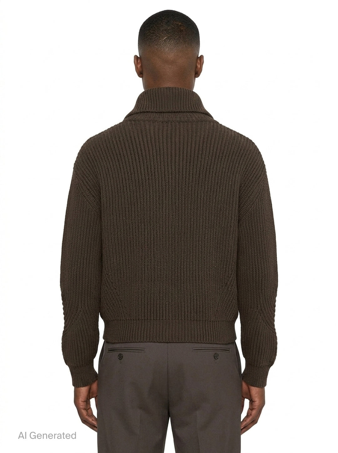 Ribbed Half-Button Sweater | Dries Van Noten | Club21 - back
