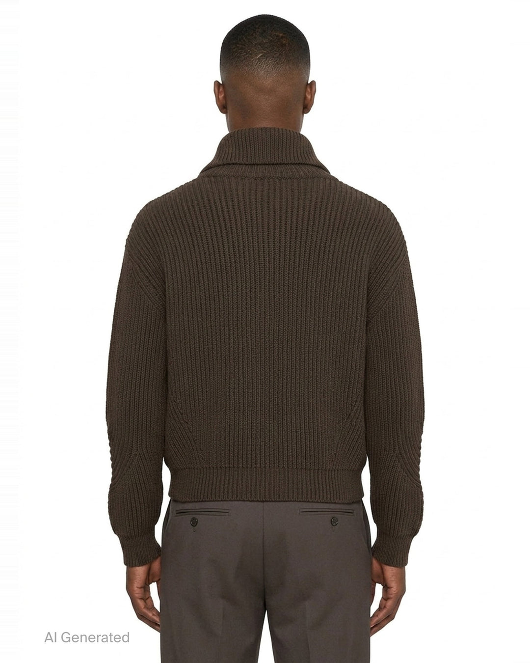 Ribbed Half-Button Sweater | Dries Van Noten | Club21 - back