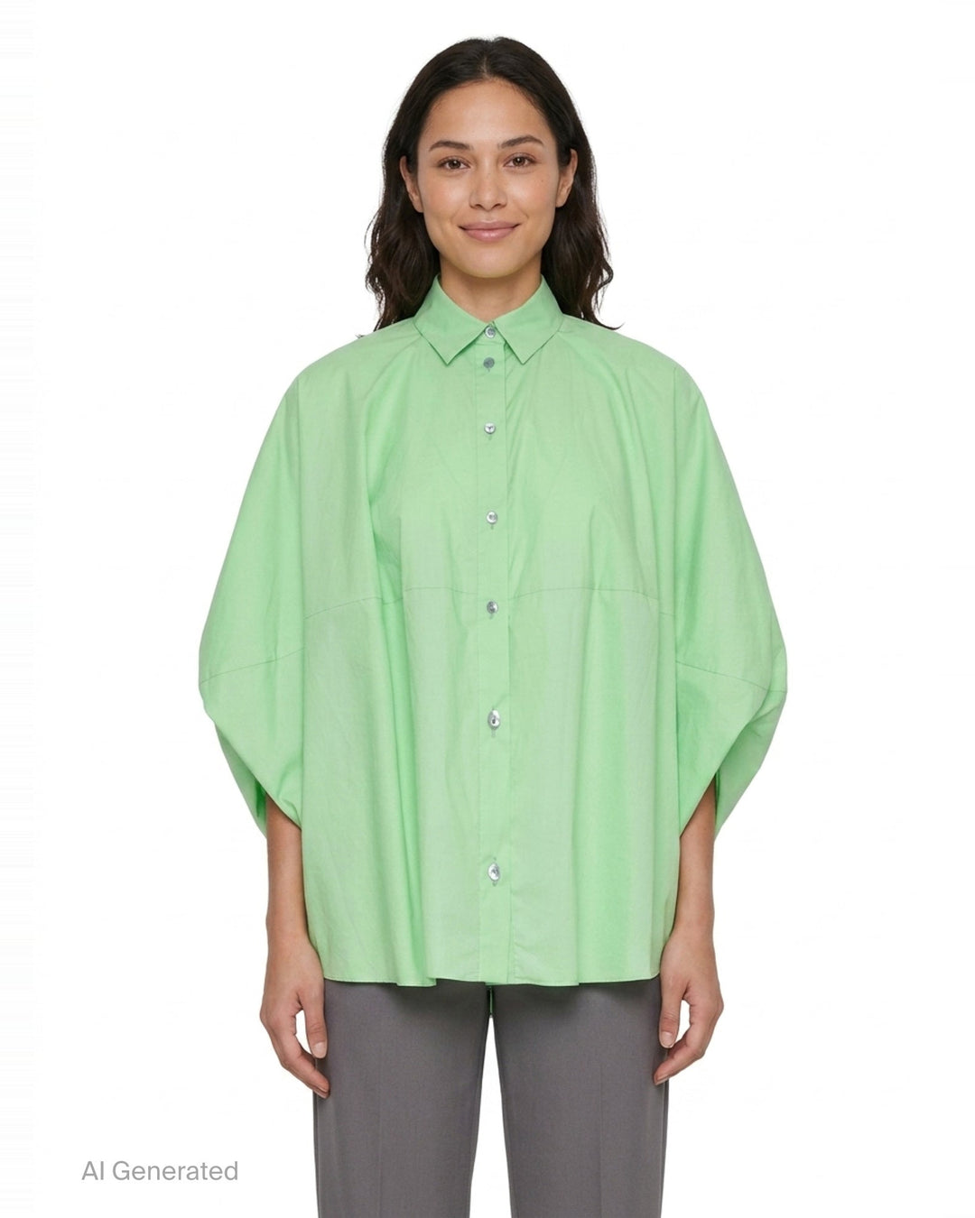 Draped Hexagon Shirt | Enfold | Club21 - front