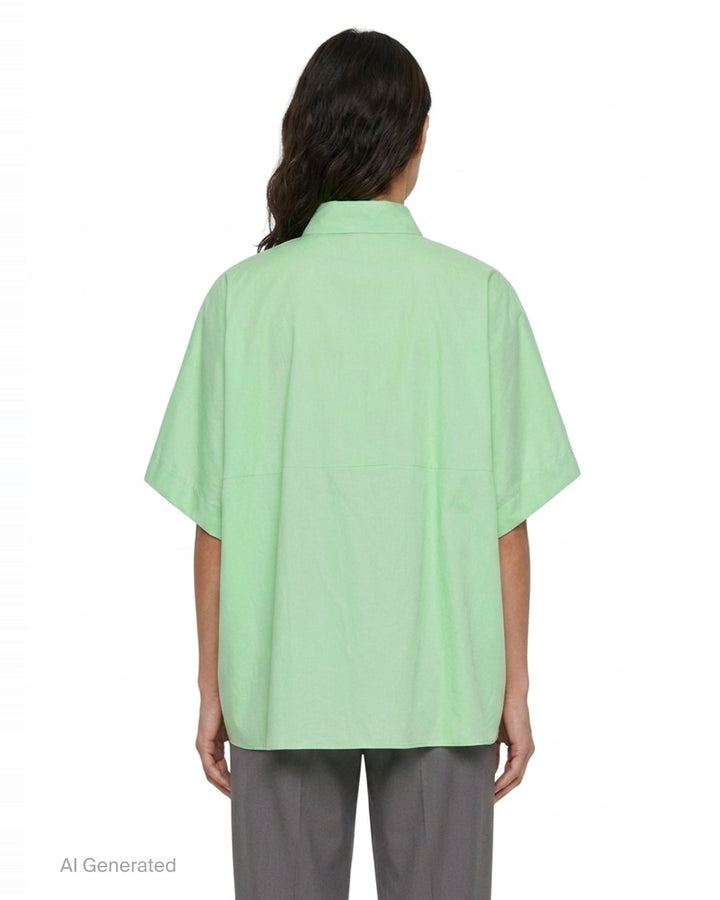 Draped Hexagon Shirt | Enfold | Club21 - back