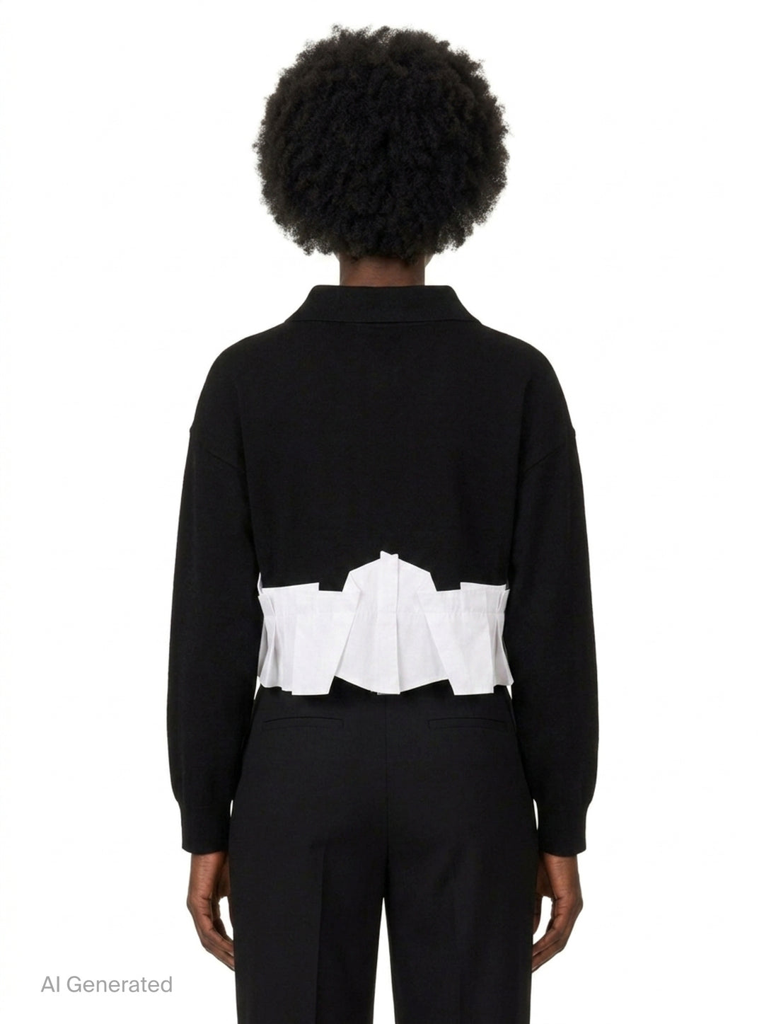 Tucked Docked Hem Cardigan | Enfold | Club21 - back