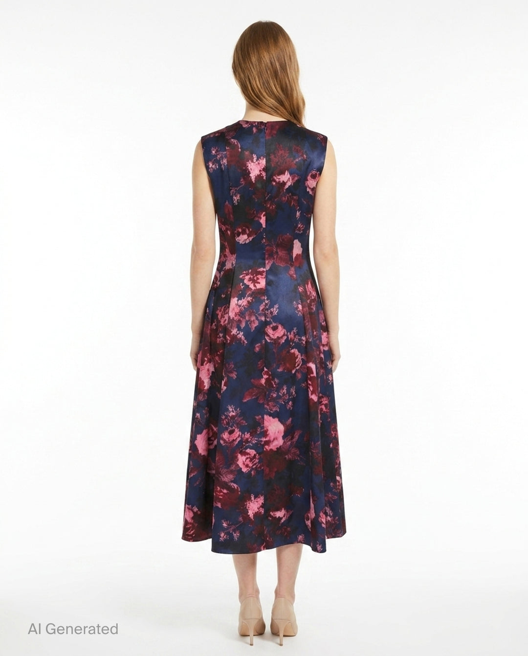 Duchess Sleeveless Midi Dress | Erdem | Club21 - back