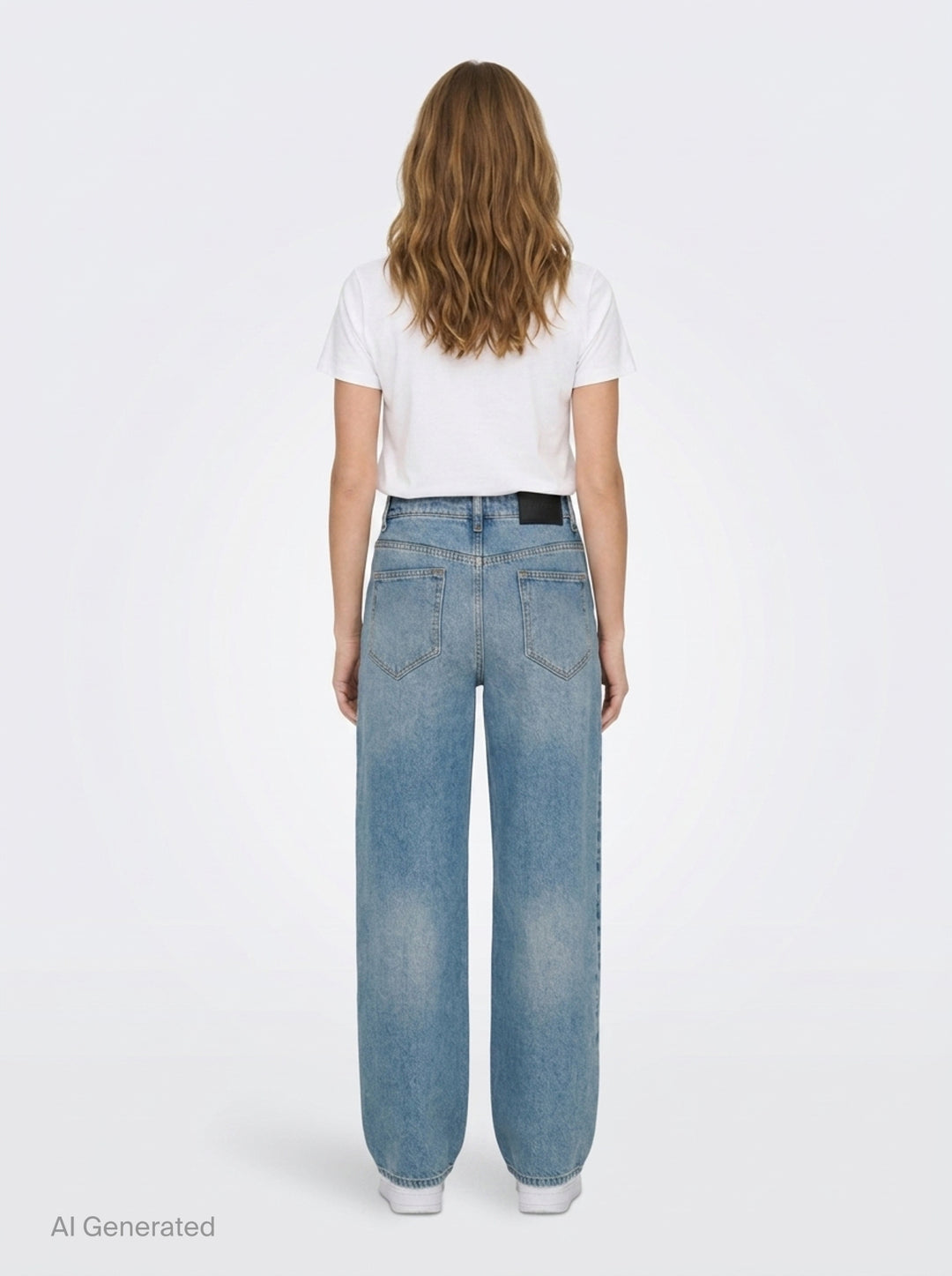Embroidered Floral Straight Jeans | Erdem | Club21 - back
