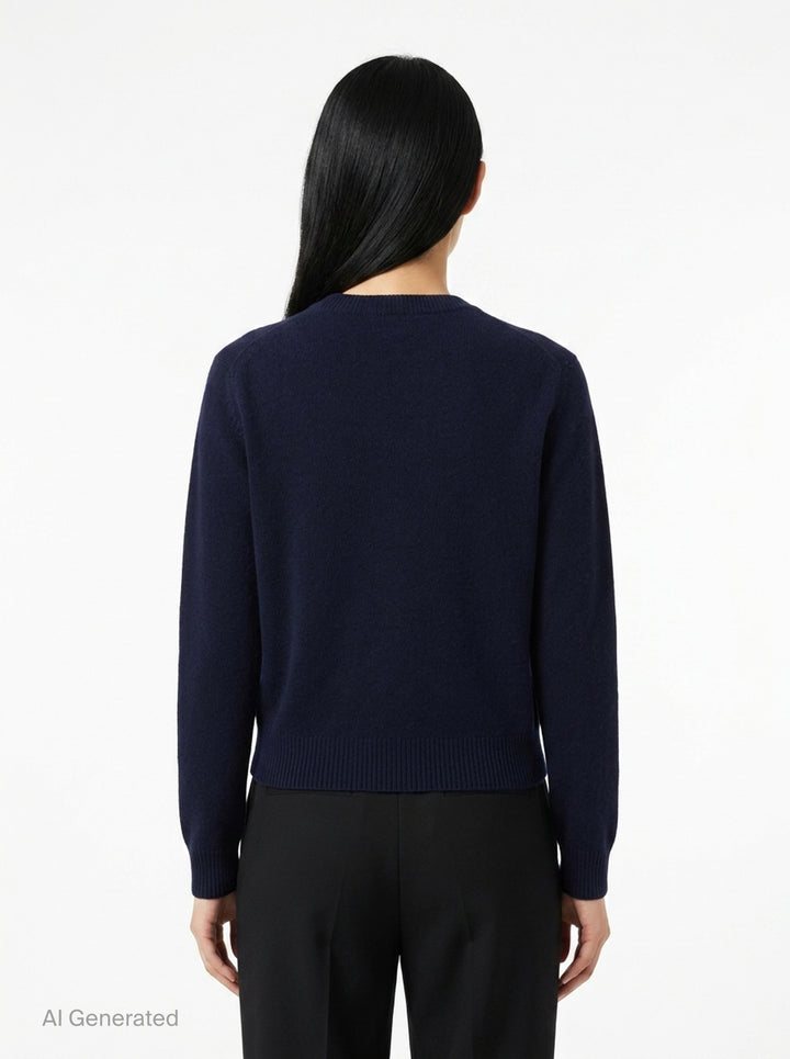 Fine Alpaca Blend Fitted Cardigan | Erdem | Club21 - back