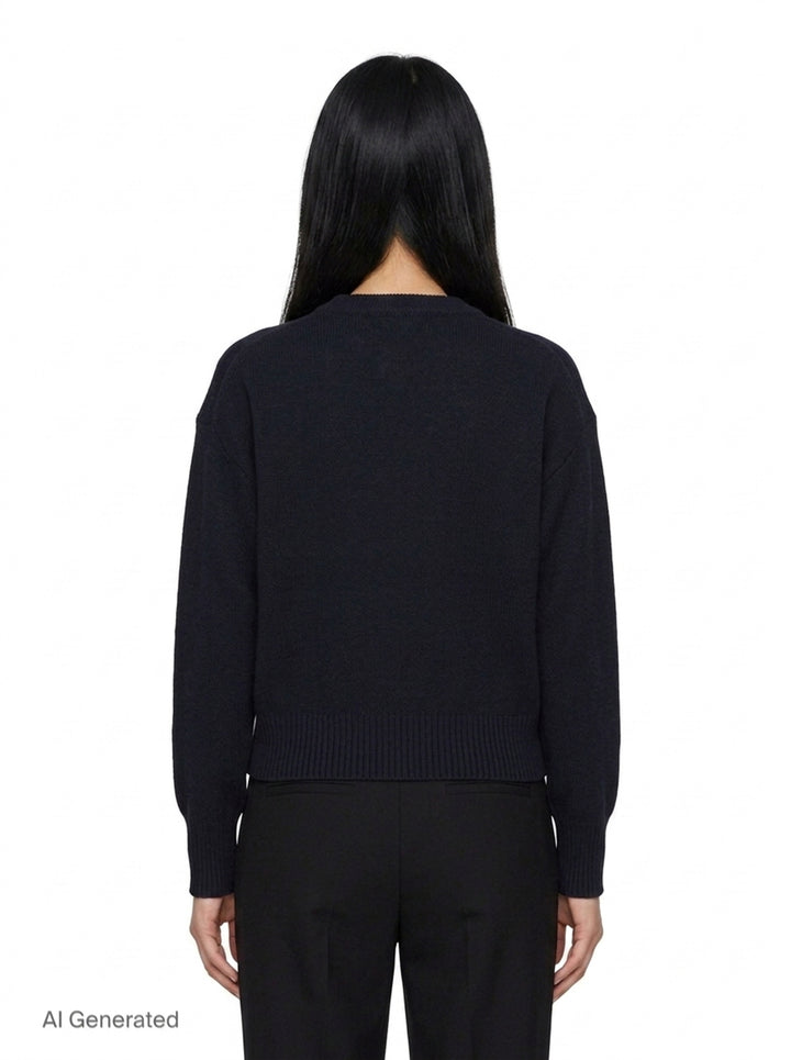 Fine Merino Wool Floral Jumper | Erdem | Club21 - back