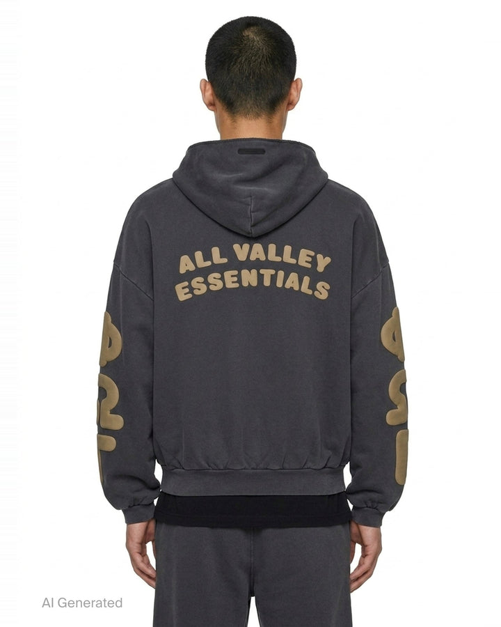 90s Zip-Up Hoodie | Fear of God Essentials | Club21 - back