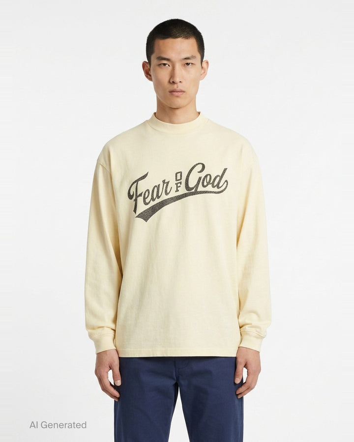 Long Sleeve Merch Tee | Fear of God | Club21 - front