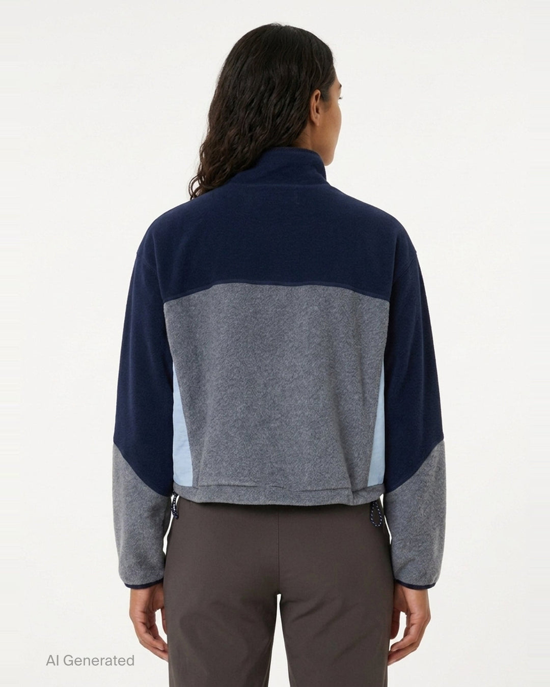 Color Block Fleece Jacket | Fritur | Club21 - back
