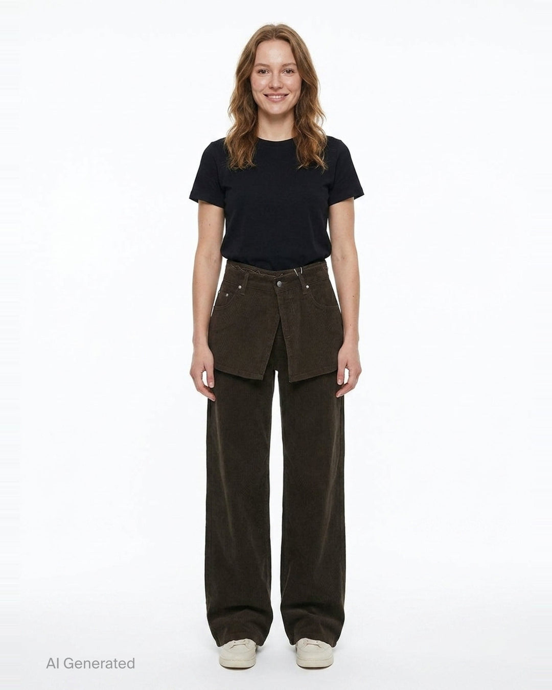 Layered Corduroy Pants | Fritur | Club21 - front
