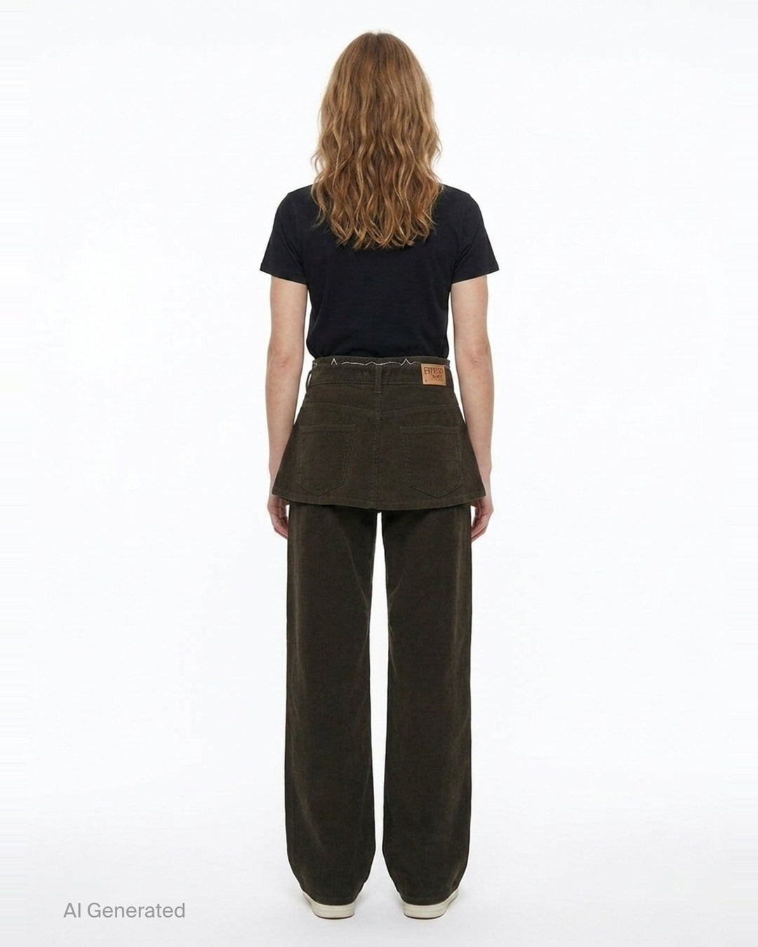 Layered Corduroy Pants | Fritur | Club21 - back