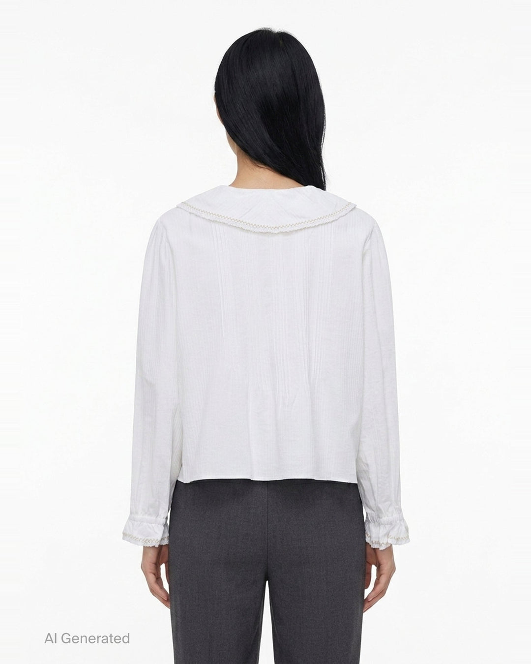Vivi Frill Blouse | Fritur | Club21 - back