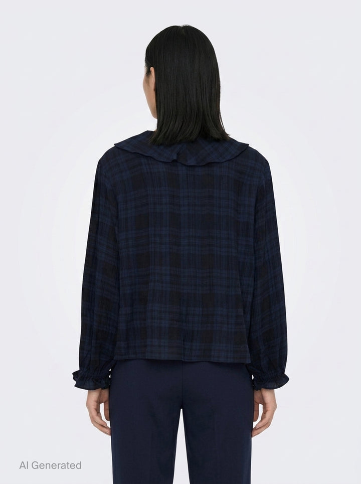 Vivi Frill Blouse | Fritur | Club21 - back