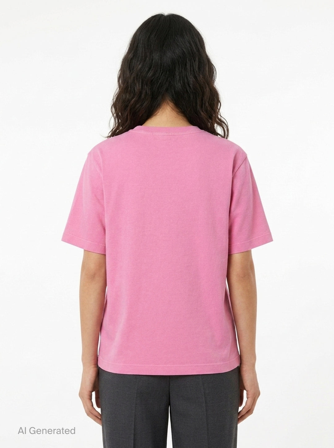 Heavy Cotton Embroidery Tee | Ganni | Club21 - back