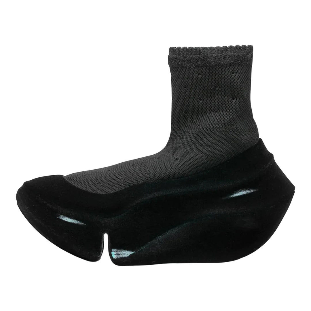 Club21 - grounds - Orca Dotted Lace Flocky Scratch Sneakers - SNEAKERS - Black