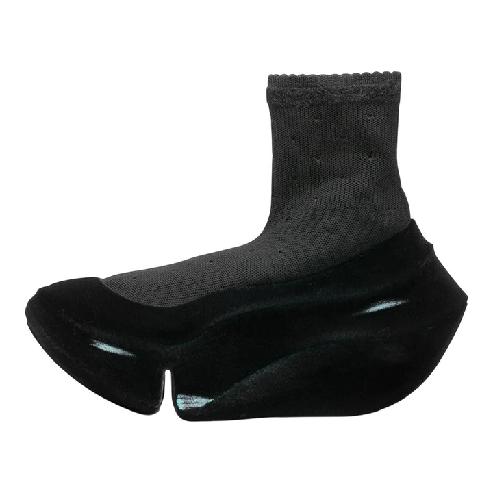 Club21 - grounds - Orca Dotted Lace Flocky Scratch Sneakers - SNEAKERS - Black