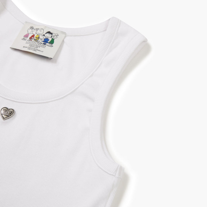 Heart Pendant Sleeveless T-Shirt