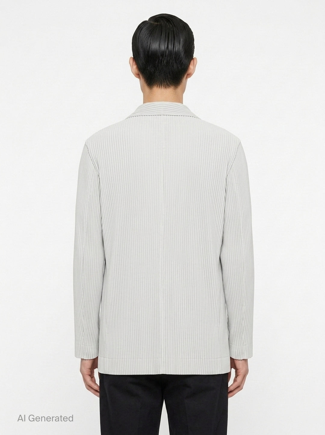 2 Button Pleated Blazer Jacket | Homme Plissé Issey Miyake | Club21 - back