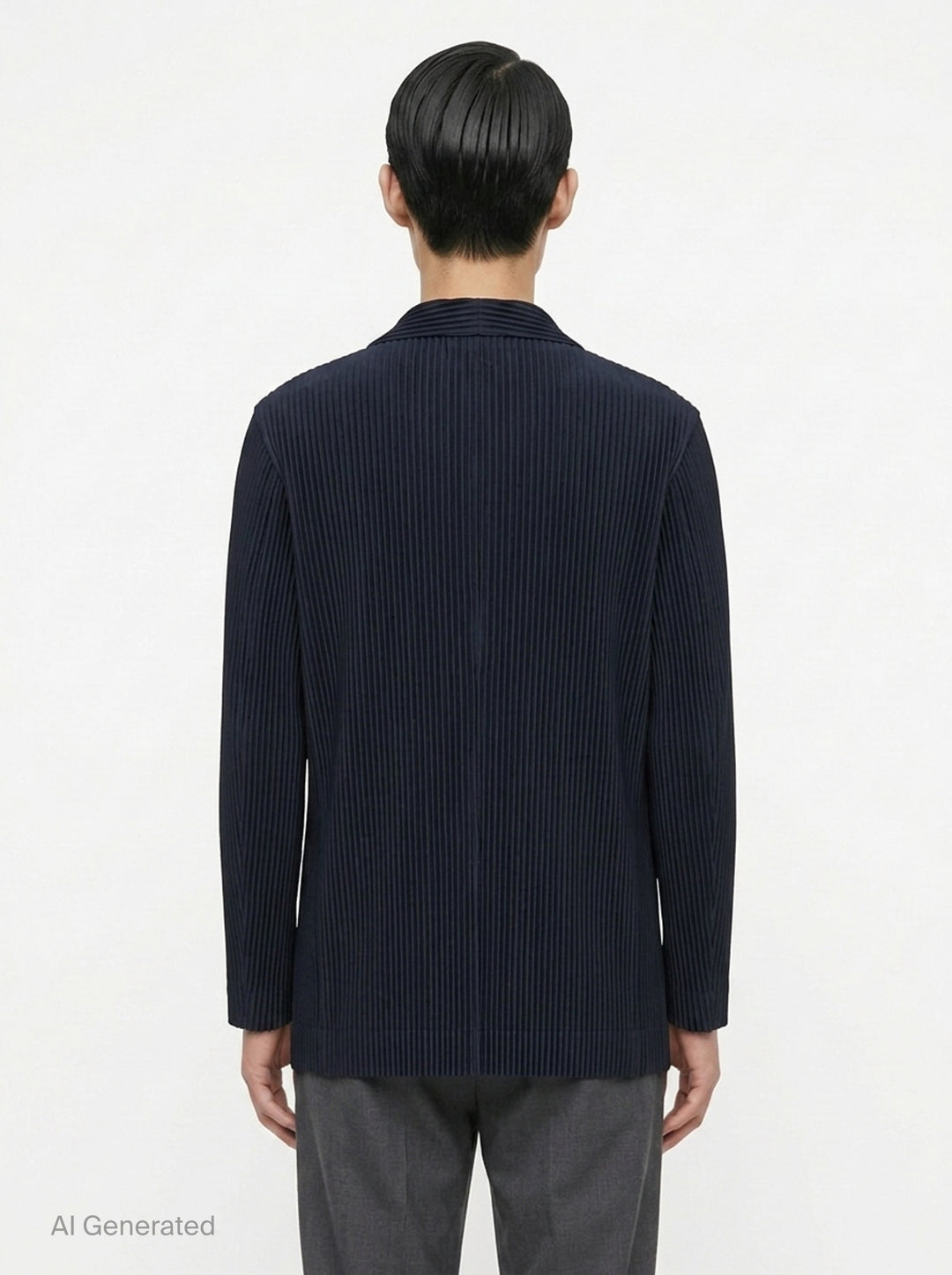 2 Button Pleated Blazer Jacket | Homme Plissé Issey Miyake | Club21 - back