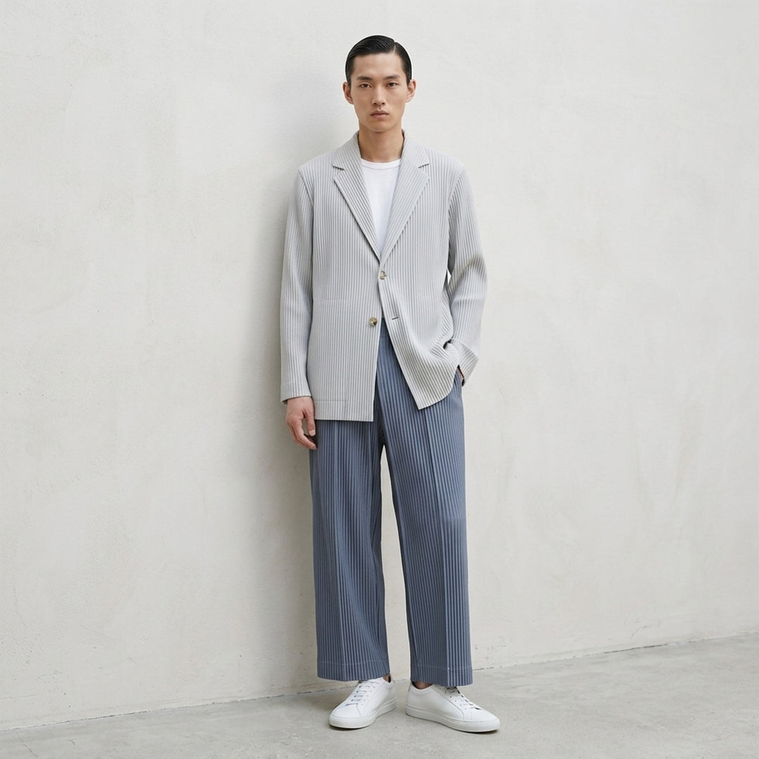 2 Button Pleated Blazer Jacket | Homme Plissé Issey Miyake | Club21 - lifestyle