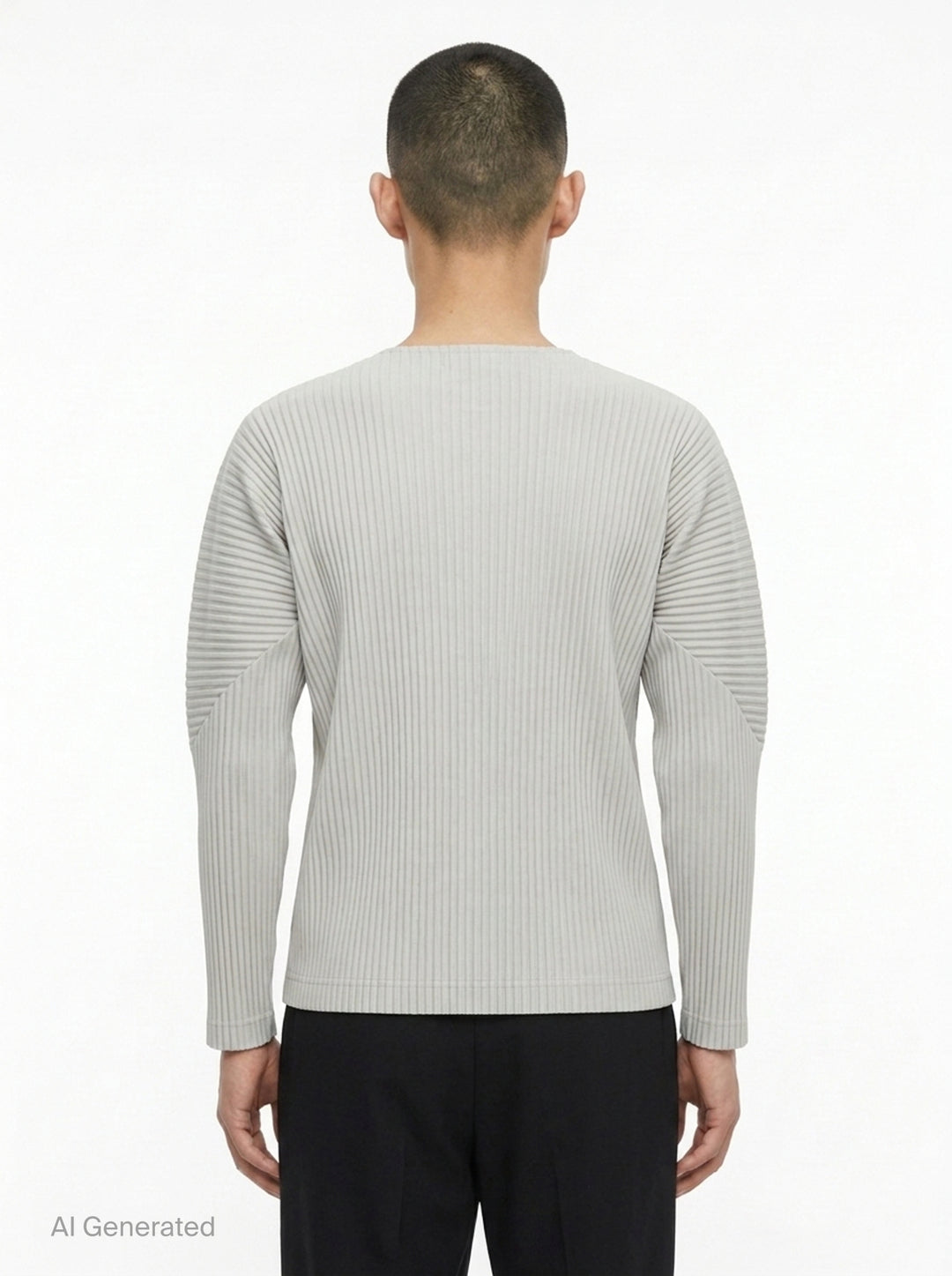Basic Long Sleeve Tee | Homme Plissé Issey Miyake | Club21 - back