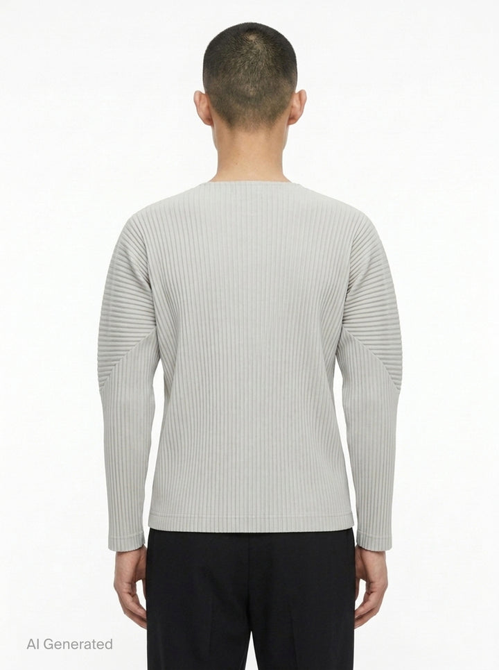 Basic Long Sleeve Tee | Homme Plissé Issey Miyake | Club21 - back