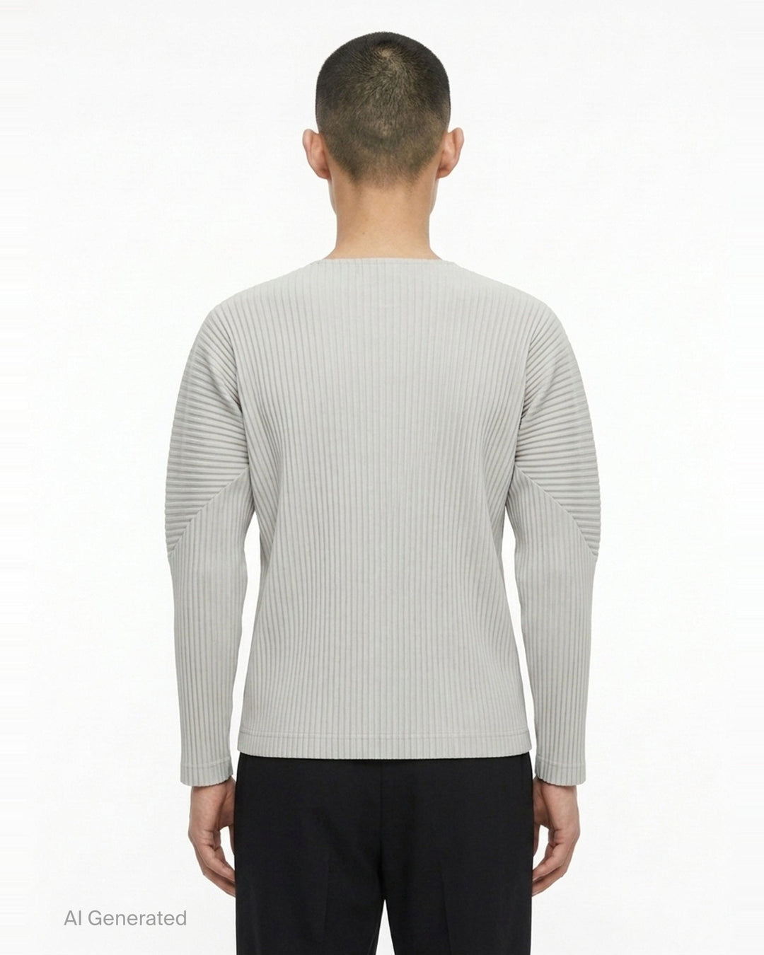 Basic Long Sleeve Tee | Homme Plissé Issey Miyake | Club21 - back
