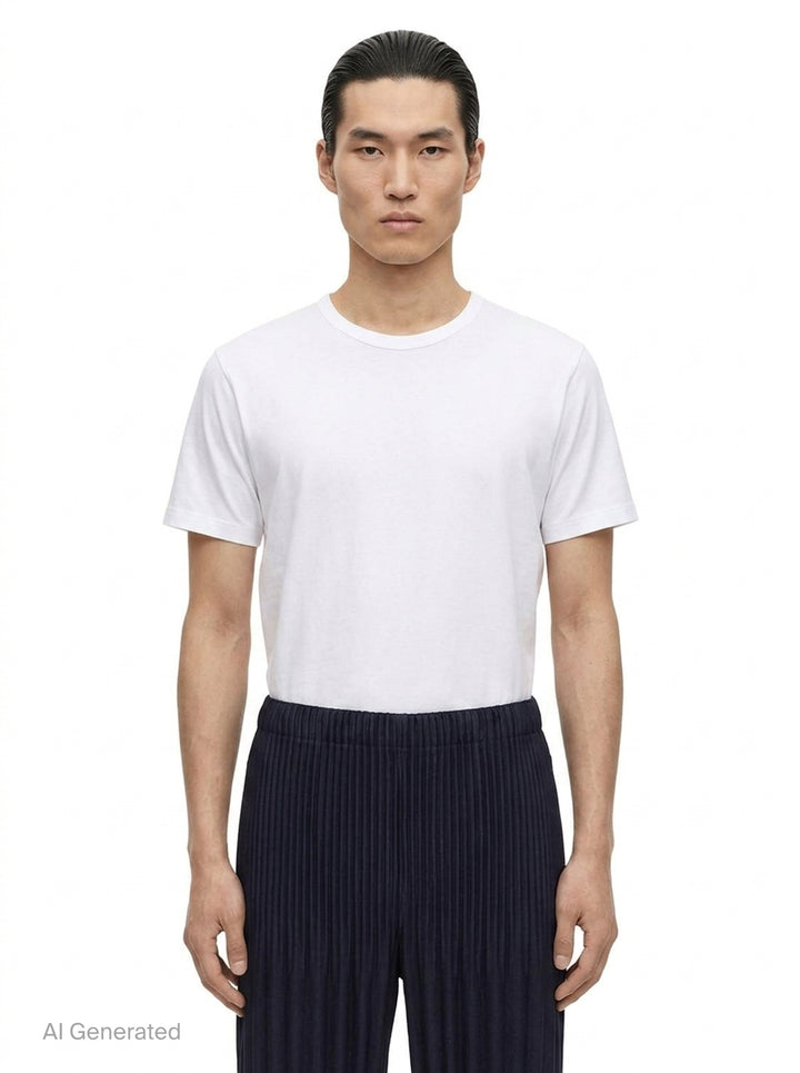 Basic Pleated Pants | Homme Plissé Issey Miyake | Club21 - front
