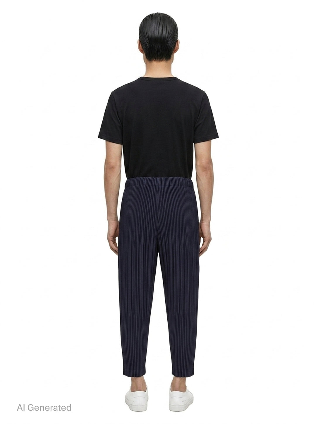Basic Pleated Pants | Homme Plissé Issey Miyake | Club21 - back