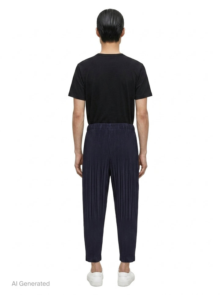 Basic Pleated Pants | Homme Plissé Issey Miyake | Club21 - back