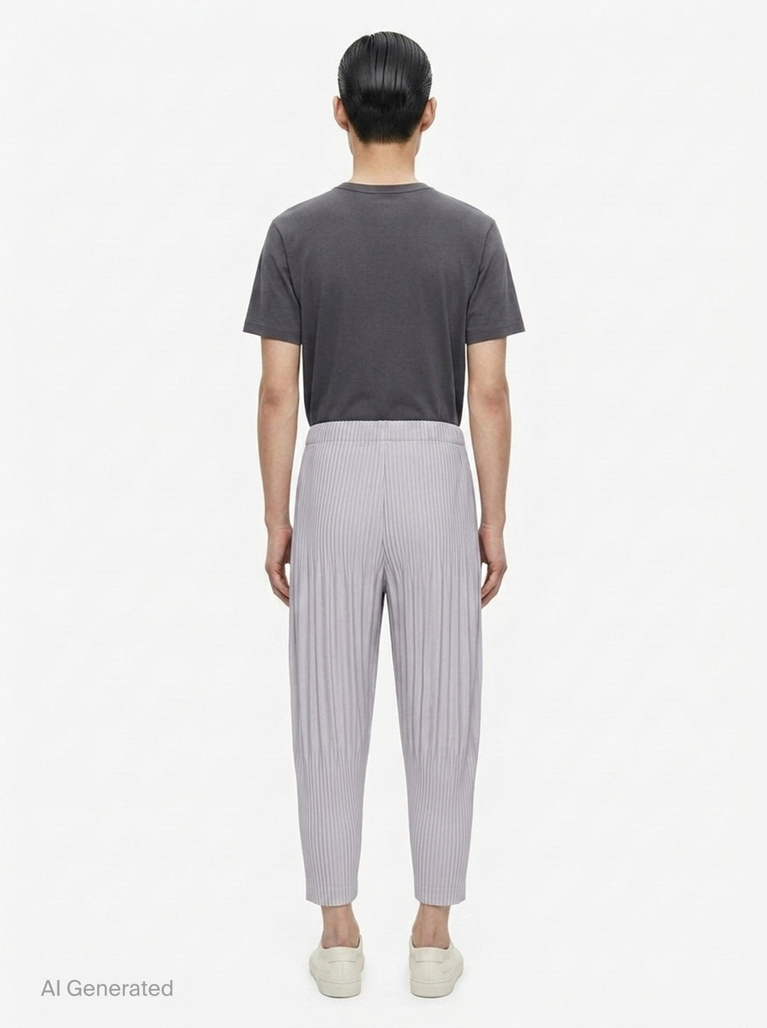 Basic Pleated Pants | Homme Plissé Issey Miyake | Club21 - back