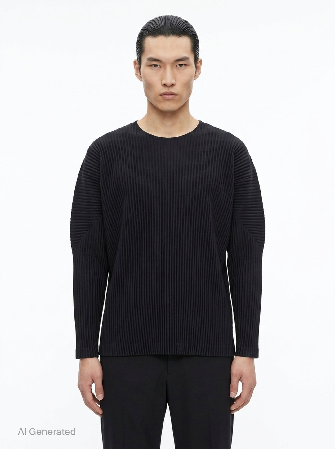 Basics Long Sleeve Tee | Homme Plissé Issey Miyake | Club21 - front