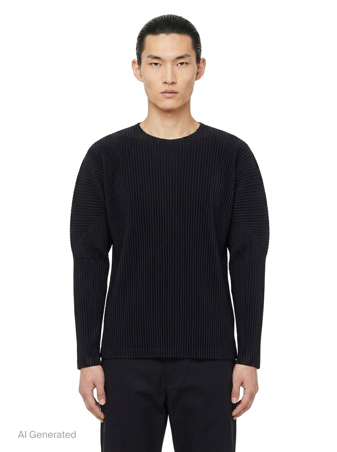 Basics Long Sleeve Tee | Homme Plissé Issey Miyake | Club21 - front