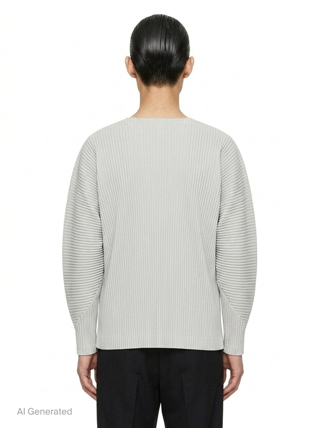Basics Long Sleeve Tee | Homme Plissé Issey Miyake | Club21 - back