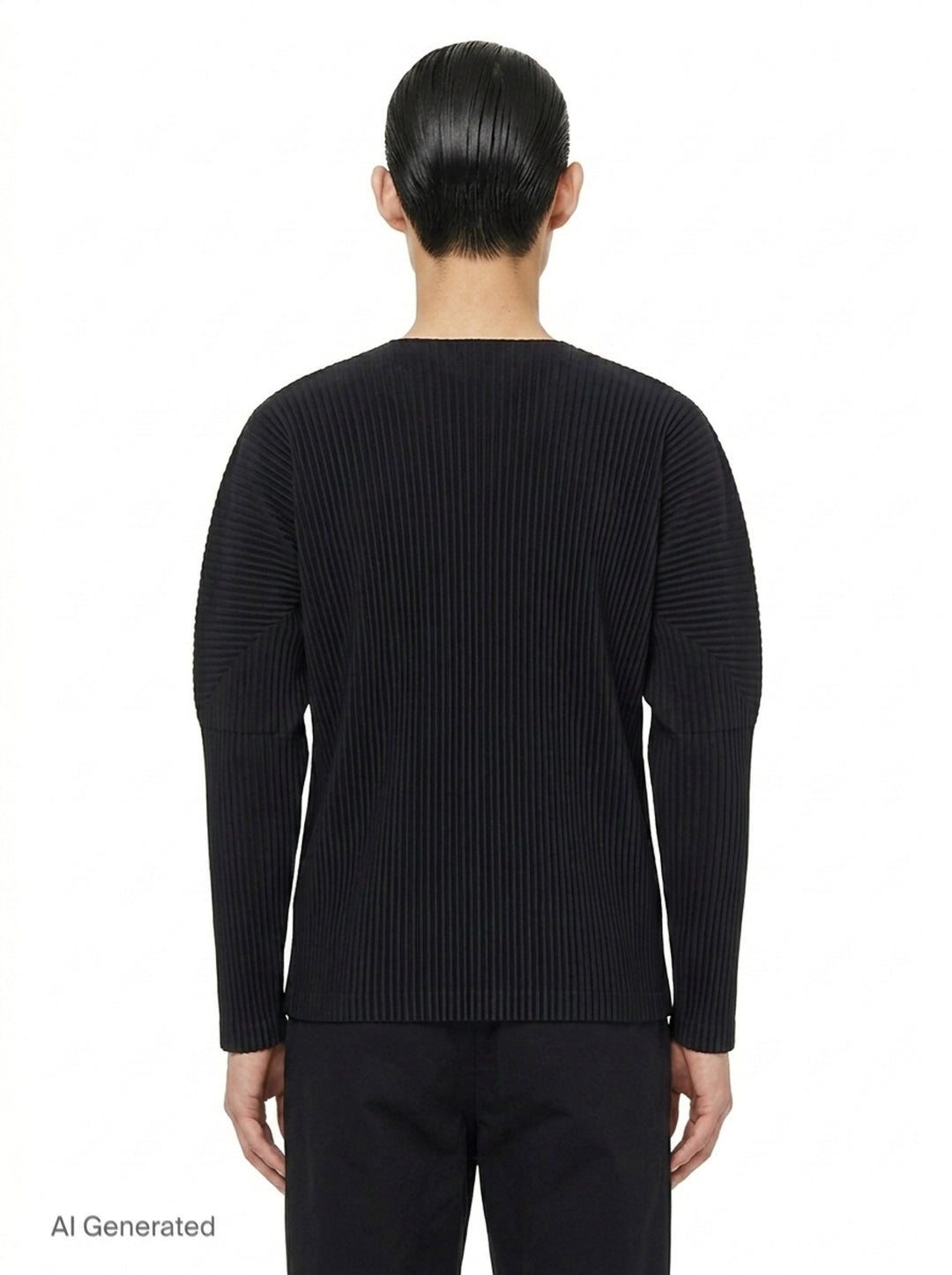 Basics Long Sleeve Tee | Homme Plissé Issey Miyake | Club21 - back