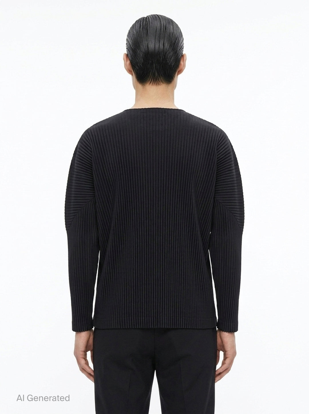 Basics Long Sleeve Tee | Homme Plissé Issey Miyake | Club21 - back