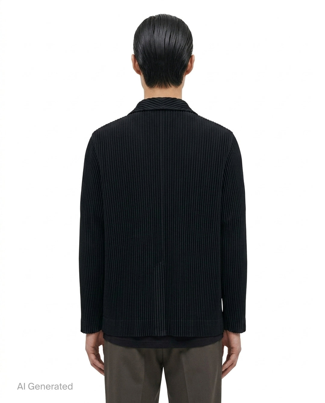 Basics Pleated Blazer Jacket | Homme Plissé Issey Miyake | Club21 - back