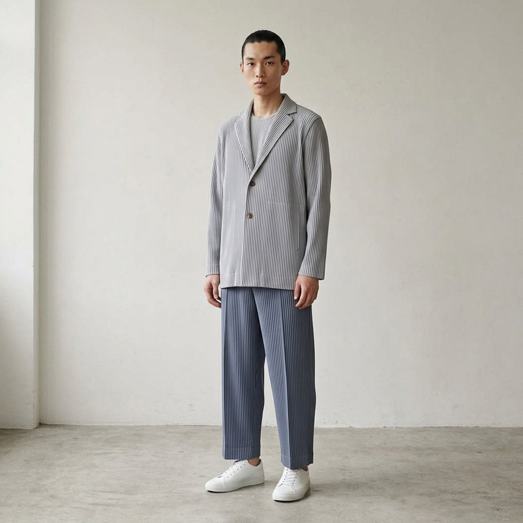 Basics Pleated Blazer Jacket | Homme Plissé Issey Miyake | Club21 - lifestyle