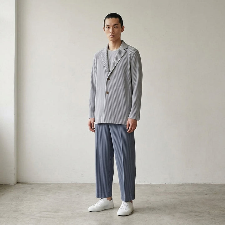 Basics Pleated Blazer Jacket | Homme Plissé Issey Miyake | Club21 - lifestyle