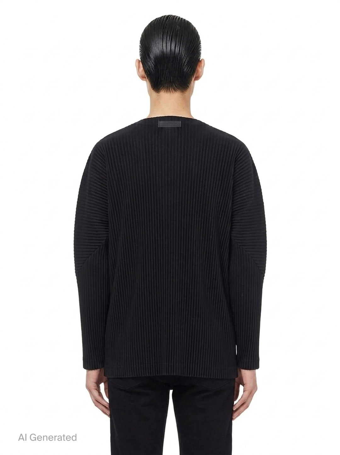 Basics Pleated Cardigan | Homme Plissé Issey Miyake | Club21 - back