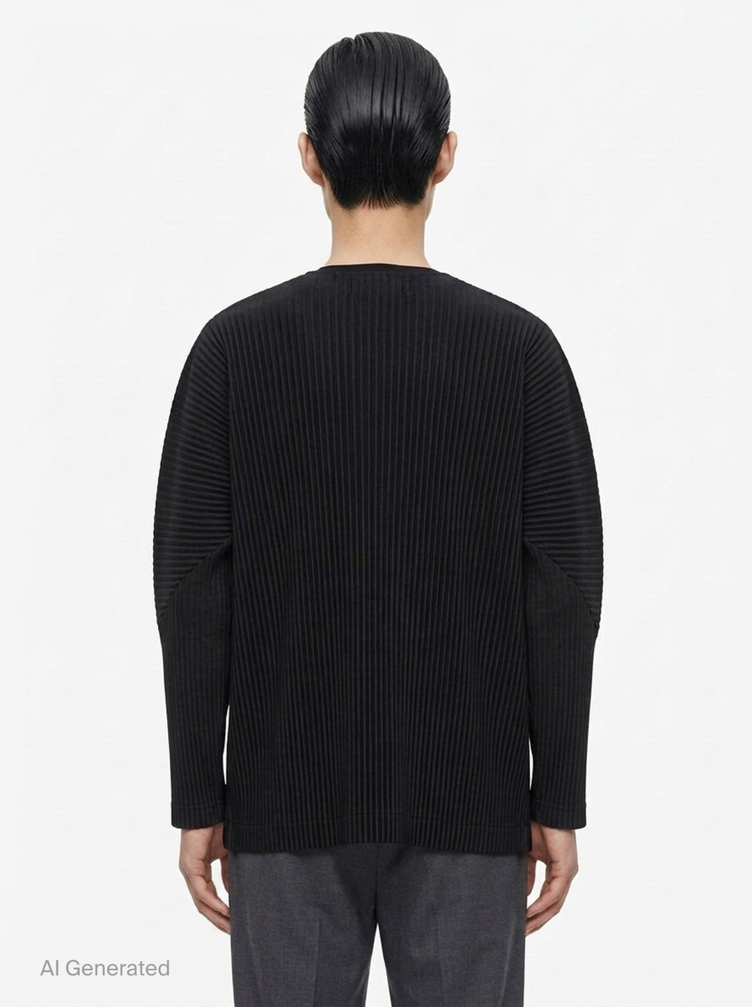 Basics Pleated Cardigan | Homme Plissé Issey Miyake | Club21 - back