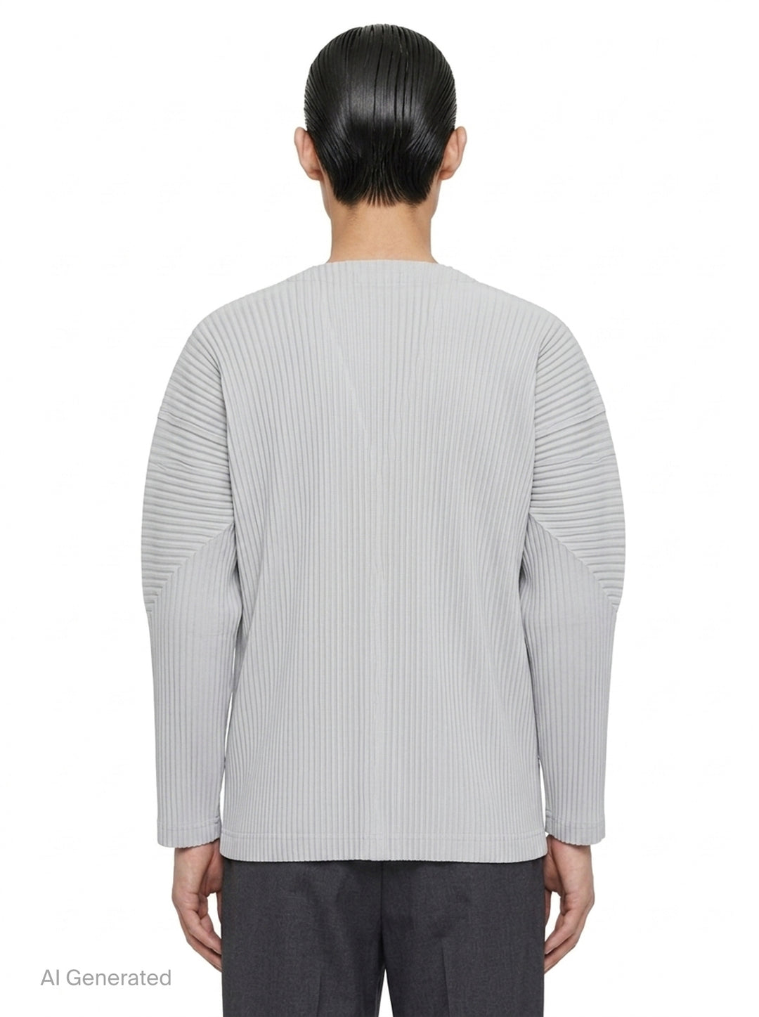 Basics Pleated Cardigan | Homme Plissé Issey Miyake | Club21 - back