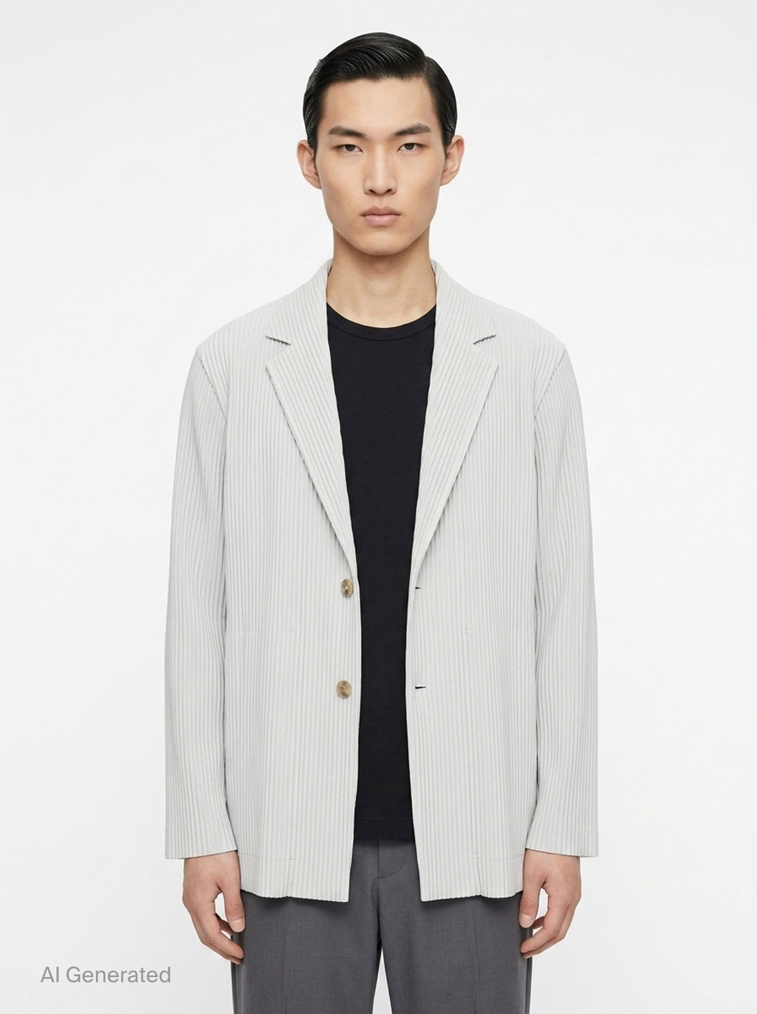 Basics Pleated Jacket | Homme Plissé Issey Miyake | Club21 - front