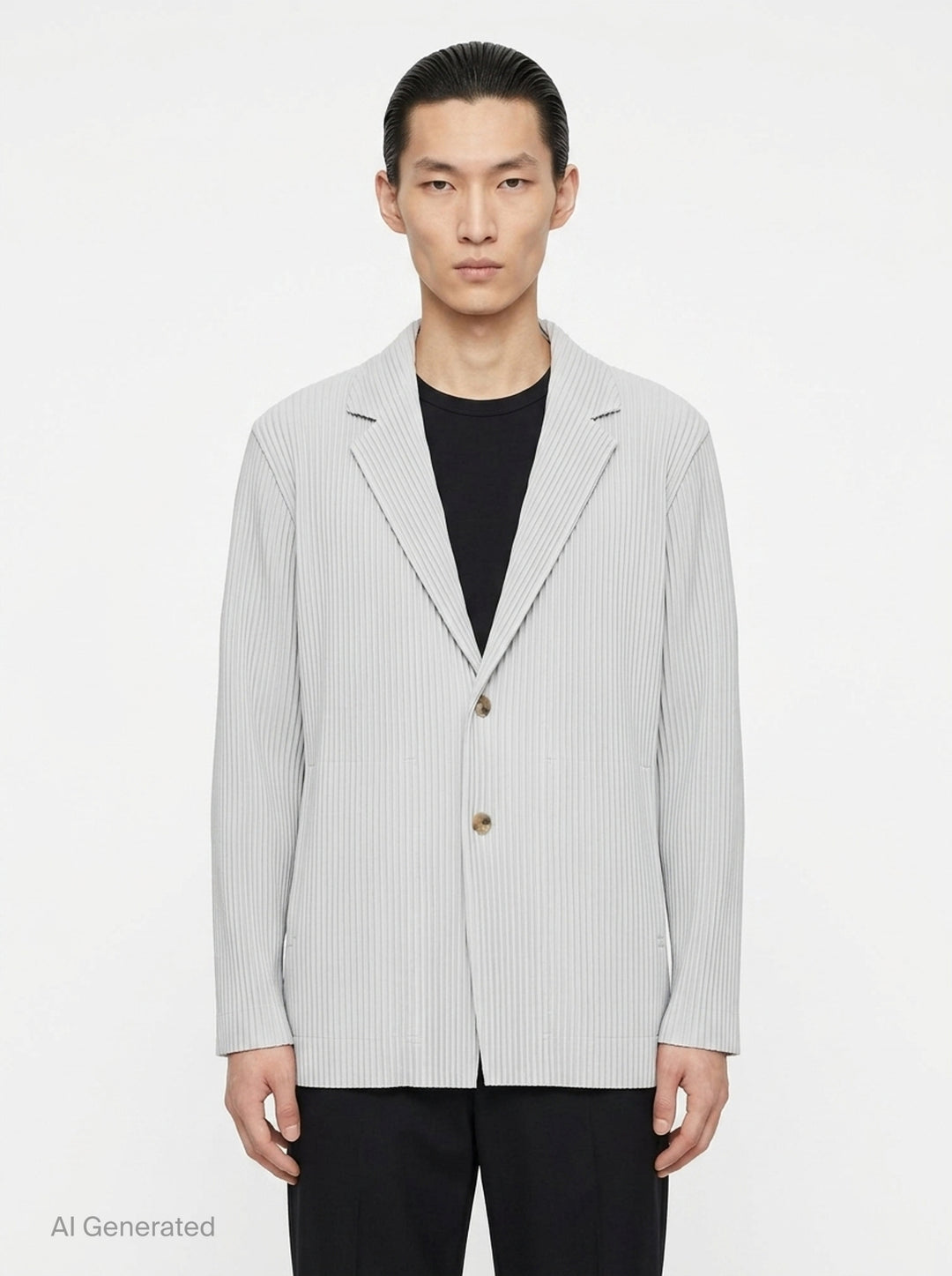 Basics Pleated Jacket | Homme Plissé Issey Miyake | Club21 - front
