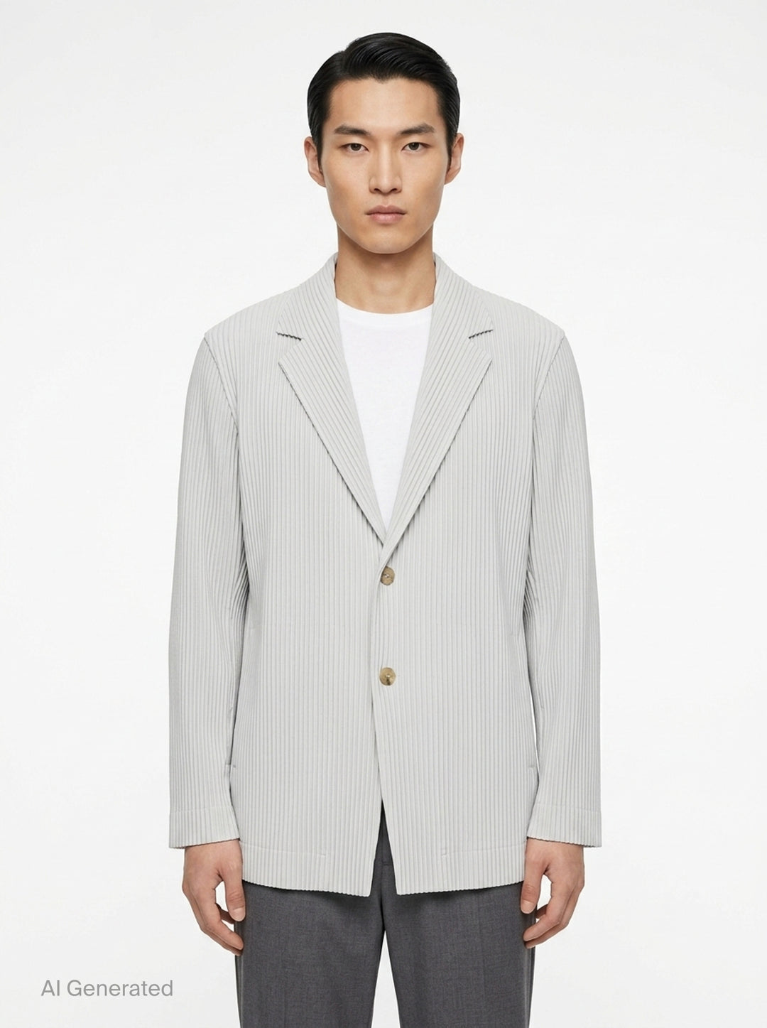 Basics Pleated Jacket | Homme Plissé Issey Miyake | Club21 - front